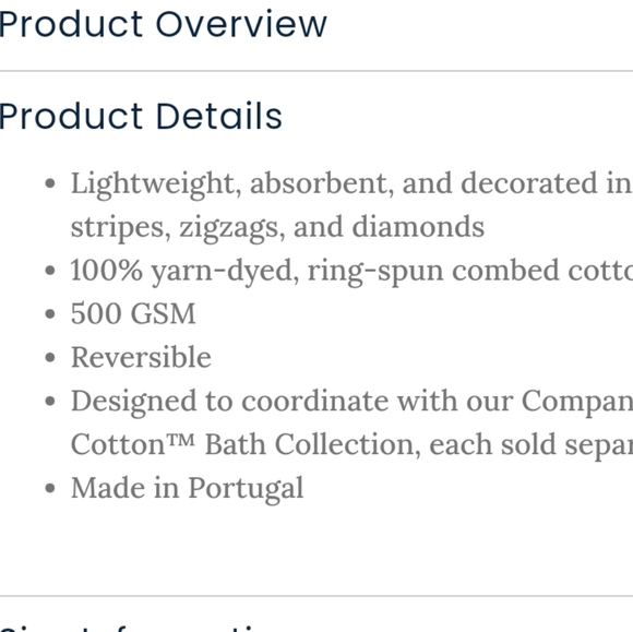 The Company Store set of 4 Washcloths/ Fingertip Towels - Picture 5 of 7